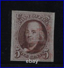 1 VF-XF used neat light red cancel with nice color cv $ 450! See pic