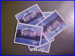 100 Used Stamps #4347 $3.85 Jefferson Memorial (2002) / Priority