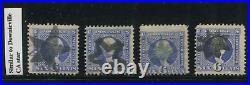 115 Washington Lot of 4 Used Stamps with Star Cancels BX5266