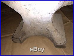 170 Lb Blacksmith Anvil WBB & Co USA Wrought solid warrented HAY BUDDEN Stamps