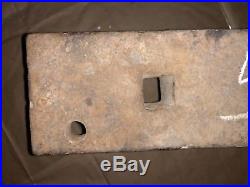 170 Lb Blacksmith Anvil WBB & Co USA Wrought solid warrented HAY BUDDEN Stamps