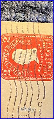 1732 1799 George Washington Postage Stamp 2 Cent