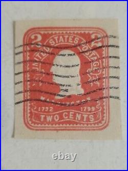 1732 1799 George Washington Postage Stamp Two Cents OLD RARE RARE RARE