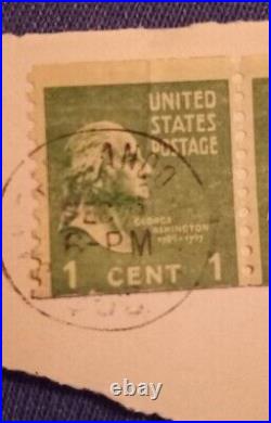 1789 1797 George Washington 1 Cent Stamp VERTICAL PERFORATED ERROR