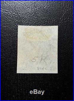1847 US Scott 2 George Washington 10 cent stamp red cancel Used