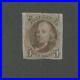 1847 United States Postage Stamp #1 Used Faded Red Cancel