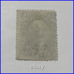 1850s-1860s RARE UNITED STATES 10C GREEN GEORGE WASHINGTON STAMP WITH CANCEL