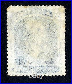 1857-61 issue, Scott #39, 90-cent blue Washington, with PFC, rare town circle cl