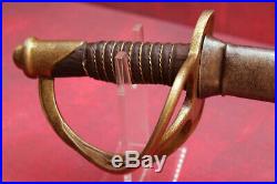 1862 Extremely Rare Civil War Confederate Sword & Scabbard Stamped MACON ARSENAL