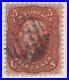 1862 US SC 75 5c Red Brown, Jefferson, Used F/VF, Fantastic Color