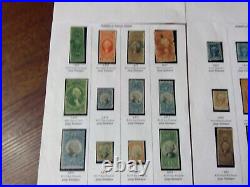 1863 1948 EARLY USA 71 REVENUE STAMPS UNITED STATES OF AMERICA CAT over £500