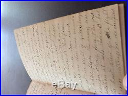 1863 CONFEDERATE SOLDIER'S DIARY with GETTYSBURG CONTENT! FANTASTIC