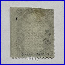 1867 U. S. 2c Stamp #93 Andrew Jackson F Grill