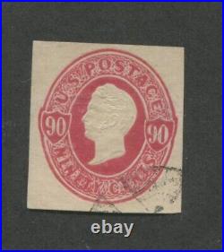 1870 United States Stamped Envelope Stationary #U105 Used Canceled Cut Square