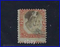 1871 STAMP US SCOTT R135b Washington-Inverted 2 CENT USED CV $700