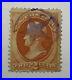 1875 Us 2c Stamp With Purple Circled Star Fancy Cancel