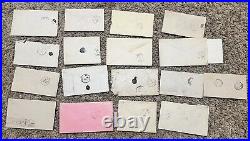 1880's-1890's Lot Of 17 California Backstamped Covers Amazing Vintage Collection