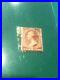 1880’s George Washington RARE 2 cent stamp Fancy Cancel Red Brown Color