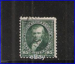 1894 United States Sc# 263, $5.00 Marshall Fine Used, CV $2750.00