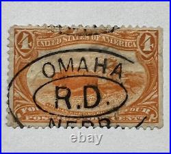 1898 Trans-mississippi Expo Stamp #287 With Gorgeous Omaha Nebraska Son Cancel
