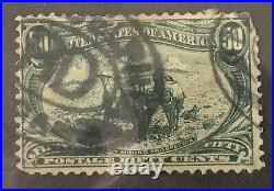 1898 Us 50c Stamp #291 Trans-mississippi Exposition