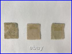 1901 vintage postage stamps used 3 Stamps Included