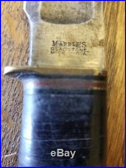 1912 Vintage Marble's MSA CO. Rare 6 Bowie & Case 2nd Marble's stamp