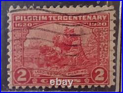 1913-1920 US Postage Panama-pacific, Pilgrim Tercentenary Album Page Mint/Used