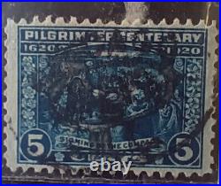 1913-1920 US Postage Panama-pacific, Pilgrim Tercentenary Album Page Mint/Used