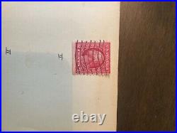 1916 491 2 cent washington camine stamp, vertical perf 10, type II