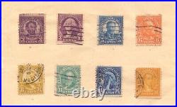 1922-23 United States 3,5,6,8,10,11,14 Cents Stamps Rare Diff. Perforation used