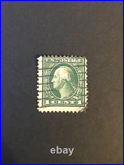 1922 George Washington 1c Stamp One Cent Extremely Rare US USA Postage #544