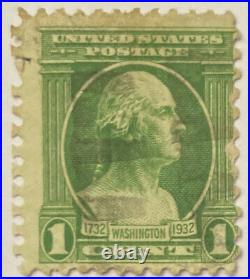 1932 George Washington RARE Right Facing One Cent Stamp? AWESOME