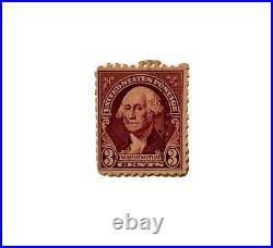 1932, R, George Washington, United States Postage, 3 cents, deep violet, (4)