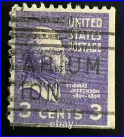 1938 Presidential Series 3 Cents Thomas Jefferson (Collectible Stamp)