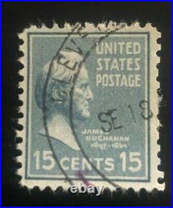1938 United States Postage15c Blue gray Stamp