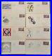 1939 Baseball Centennial FDC Collection Cooperstown, NY Issues