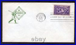 1939 Baseball Centennial FDC Collection Cooperstown, NY Issues