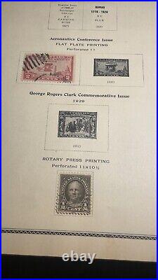 1940 The American Album For United States Stamps George Washington