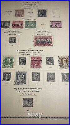 1940 The American Album For United States Stamps George Washington