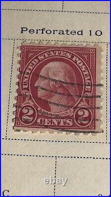 1940 The American Album For United States Stamps George Washington