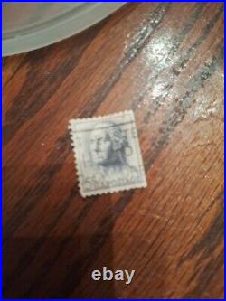 1962 George Washington 5 Cent Stamp Blue/Gray (Rare)