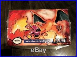 1999 Pokemon Base Booster Box Green Wing Charizard, 1 Country Code, Clear Wrap