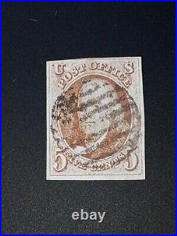 19th century used us stamps Holiday special! Scott #1 Scott CV $425