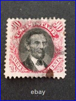 19th century used us stamps Scott #122 Scott CV $1800.00