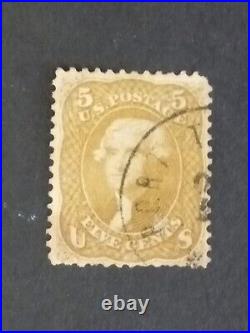 19th century used us stamps Scott #67 Scott CV $850 Civil War issue