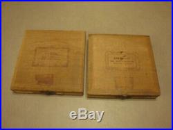 2 Vintage Boxes KINGSLEY Stamping Machine Hot Foil STAMPS Hobo & Kaufmann SCR