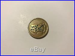 2016 Tyson Lamb Crafted Masters Brass Ball Marker Coin LP Custom Stamping Rare