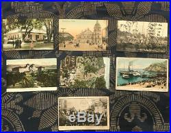 23 Rare Vintage Postcards And Stamp Collection From 1906-1917