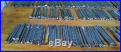 280pcs of CRAFTOOL CO U. S. A. SADDLE STAMPS LEATHER WORKING TOOLS
